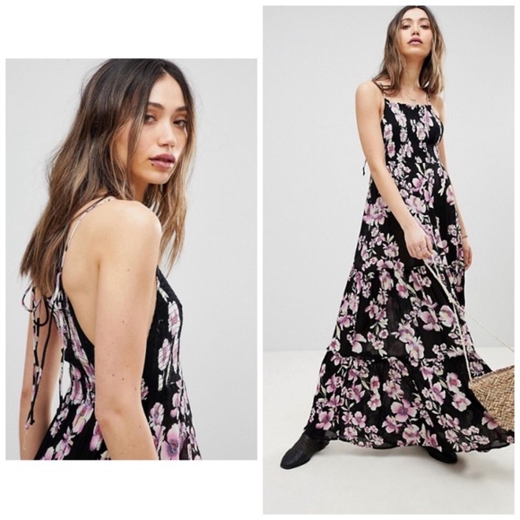 Free People Dresses & Skirts - Free People Onyx Garden Party floral maxi …